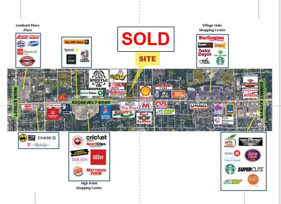 Lombard - 5 +/- Acre Retail Development Site - SOLD